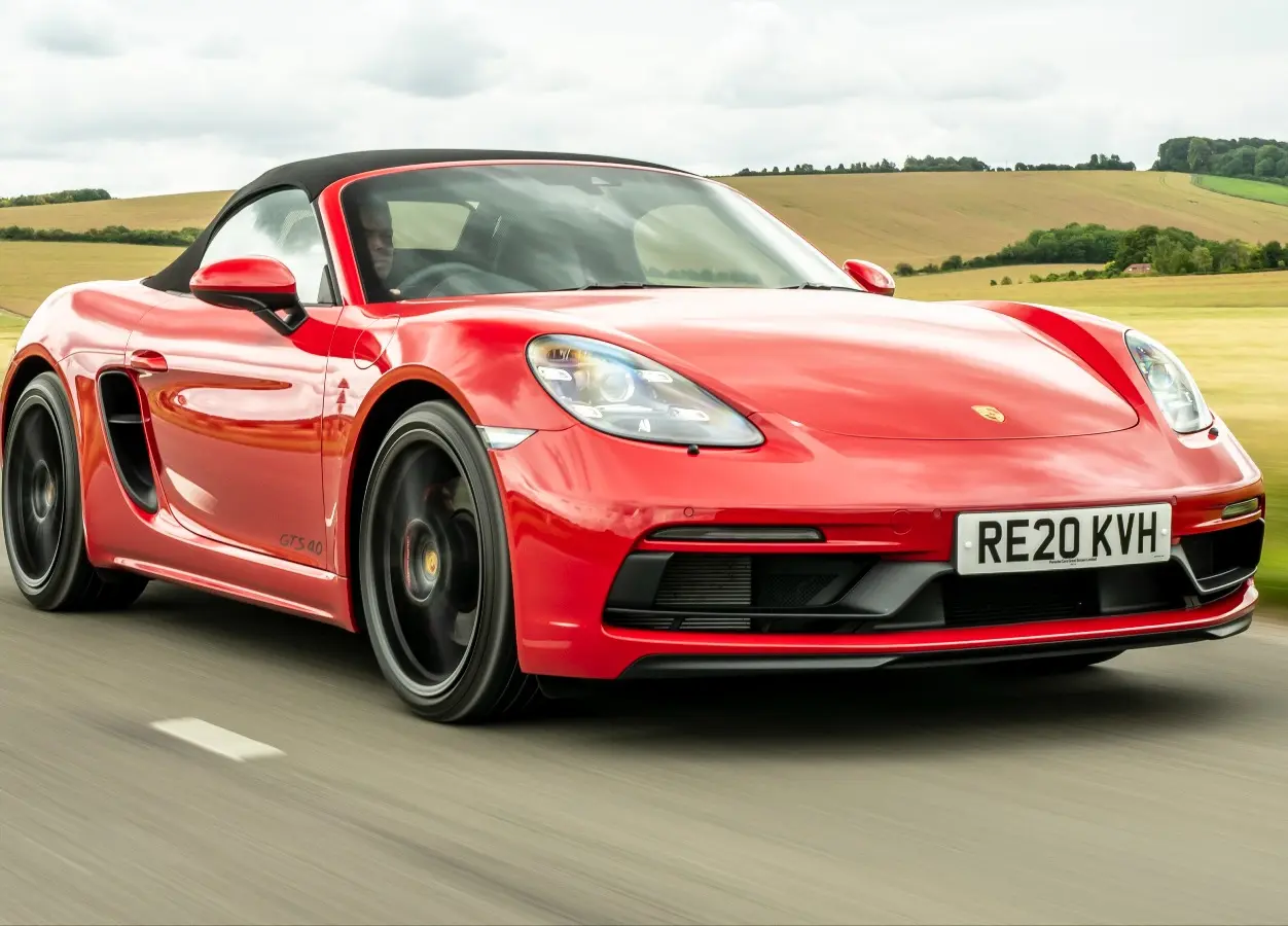 Porsche Boxster Beige, Black, 2021